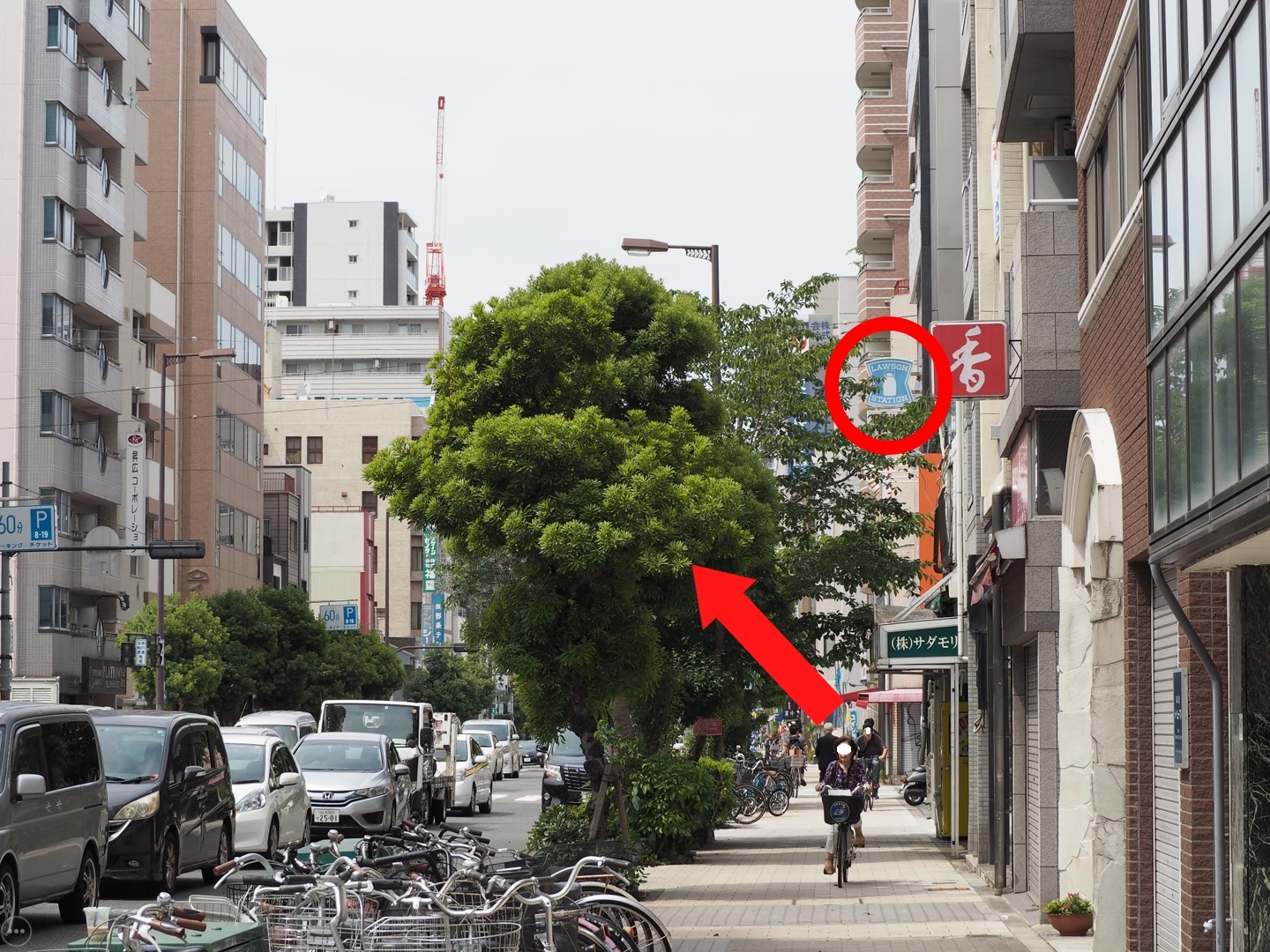 タスクマン合同法務事務所_アクセス_ローソン左前方
