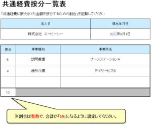 共通経費按分一覧表ver02