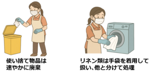 10器具・リネンの取り扱い