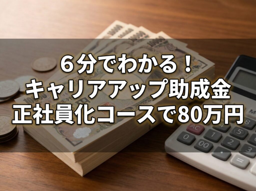 キャリアアップ助成金（正社員化コース）｜助成金の支給金額、支給条件、制度活用のためのスケジュール