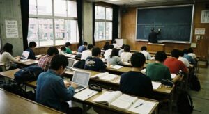 タスクマンレター3月号（授業風景）