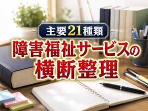 21種類の障害福祉サービスの横断整理_コラムサムネ