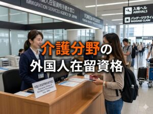 介護分野における外国人労働者の在留資格制度_コラムサムネ