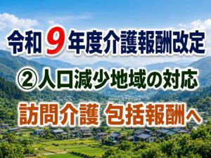 令和９年度介護報酬改定 人口減少･サービス需要の変化に応じたサービス提供体制の構築_コラムサムネ
