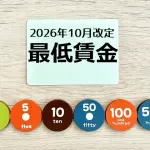 2026年（令和8年）10月改定｜最低賃金　都道府県別（地域別）最低賃金｜エクセル・ＰＤＦファイルによるダウンロード可