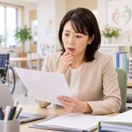 運営指導対策（AIと専門家によるハイブリッド支援）1｜運営指導通知が事業所に届いた