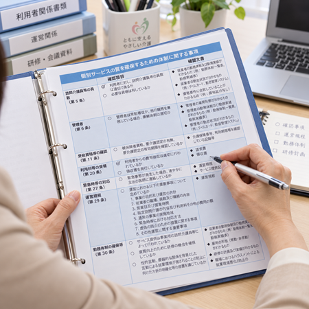 運営指導対策（AIと専門家によるハイブリッド支援）2｜厚生労働省が示す確認文書と確認項目