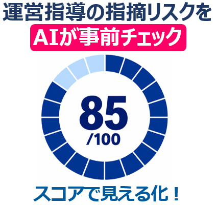 運営指導対策（AIと専門家によるハイブリッド支援）5｜AIが指摘リスクお事前判定